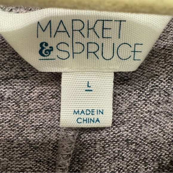 Women’s | Market and Spruce | Brushed Knit top | quarter sleeve | size Large - Picture 4 of 4